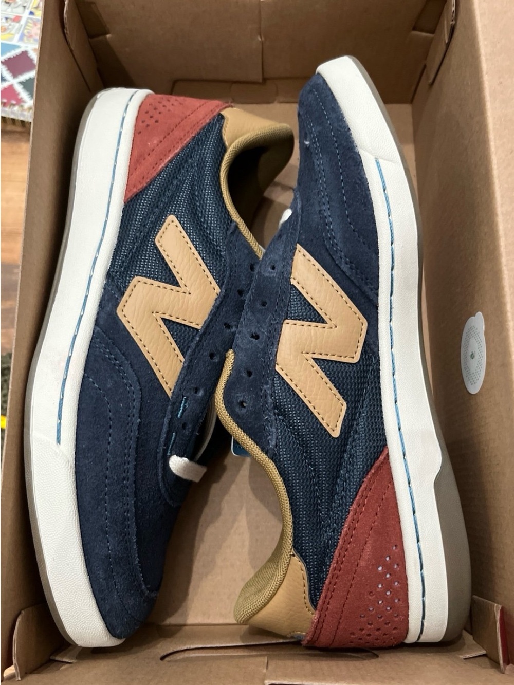 New Balance New Balance Numeric 440 Men's Navy, Tan & Rust Low-Top Sneakers